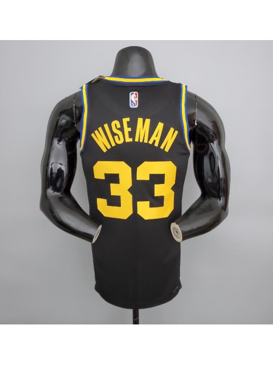 Camiseta 2022 75th Anniversary Wiseman#33 Warriors City Edition