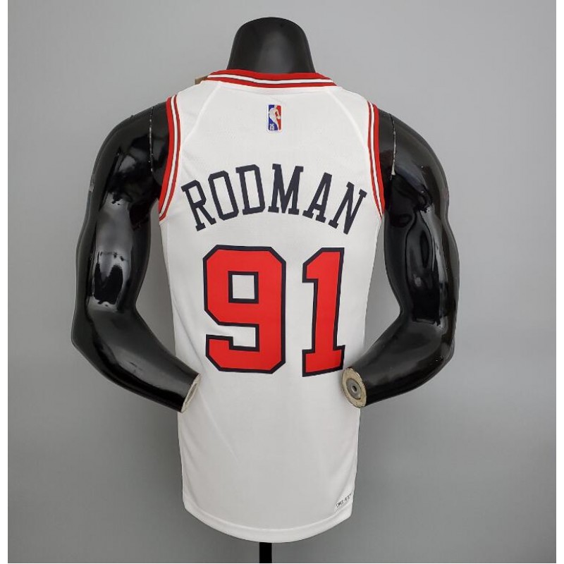 Camiseta 75th Anniversary Rodman #91 Chicago Bulls