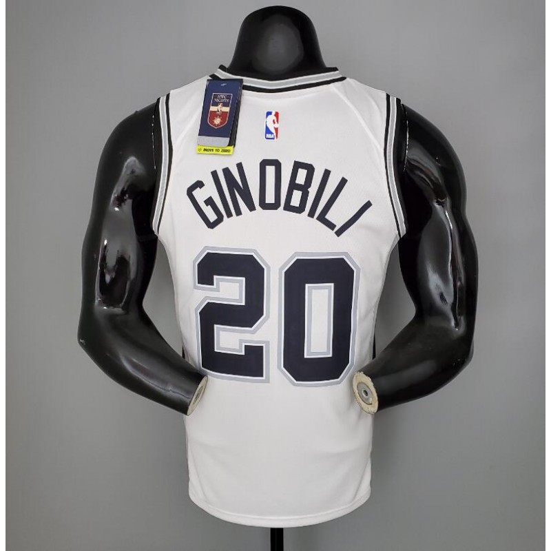 Camiseta GINOBILI#20 Spurs White