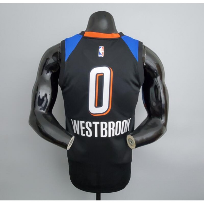 Camiseta Thunder Westbrook #0 City Edition