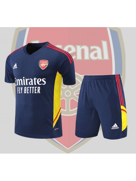 Camiseta Arsenal Training Suit Short Sleeve Kit Royal Blue 22/23
