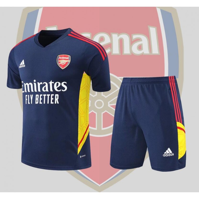 Camiseta Arsenal Training Suit Short Sleeve Kit Royal Blue 22/23