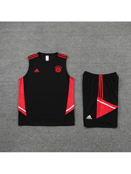 Camiseta Bayern Munich vest training suit kit black 22/23