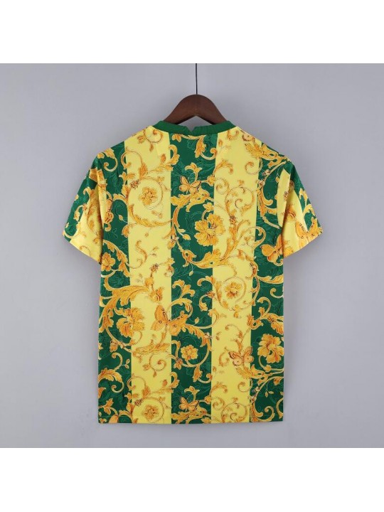 Camiseta Brasil special edition yellow green flower 2022