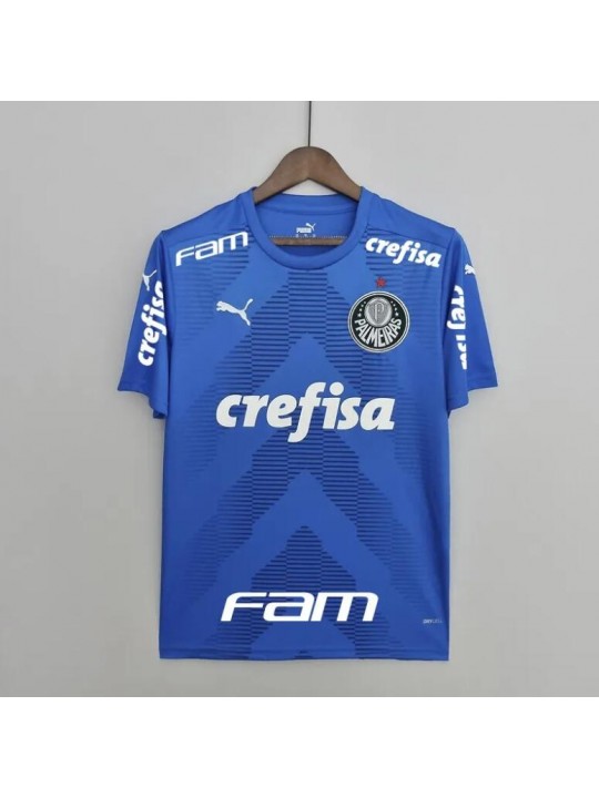 Camiseta all sponsor Palmeiras Goalkeeper Blue 22/23