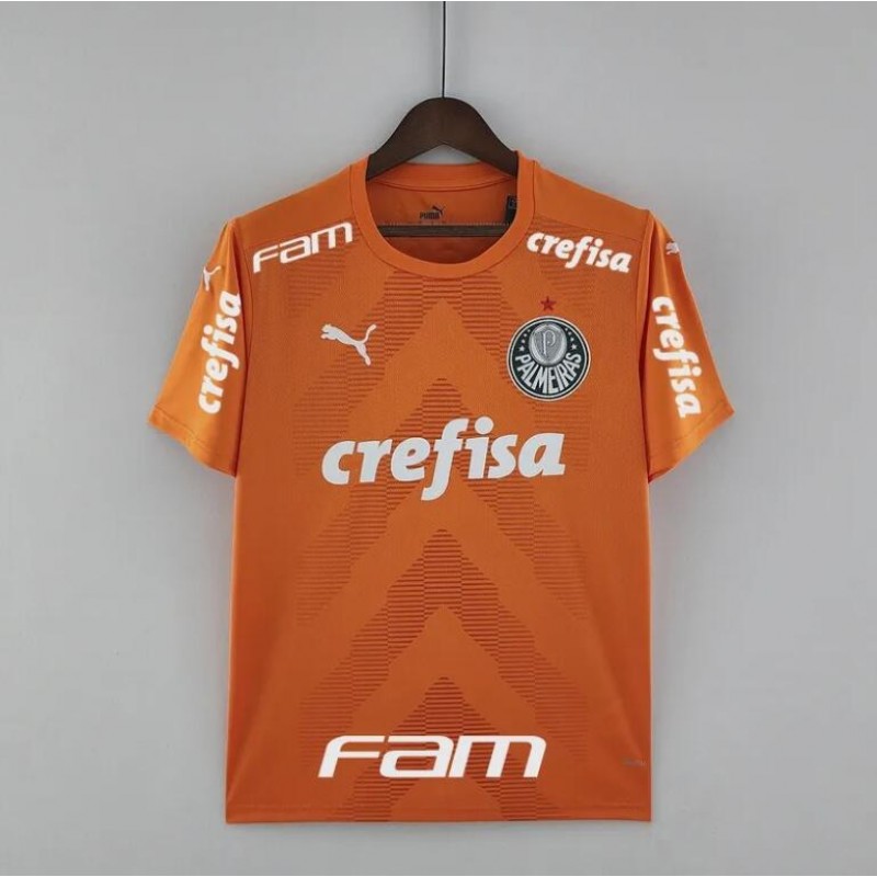 Camiseta all sponsor Palmeiras Goalkeeper Orange 22/23