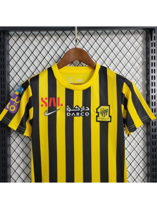 Camiseta Al-Ittihad FC Primera Equipación 2023 Niño
