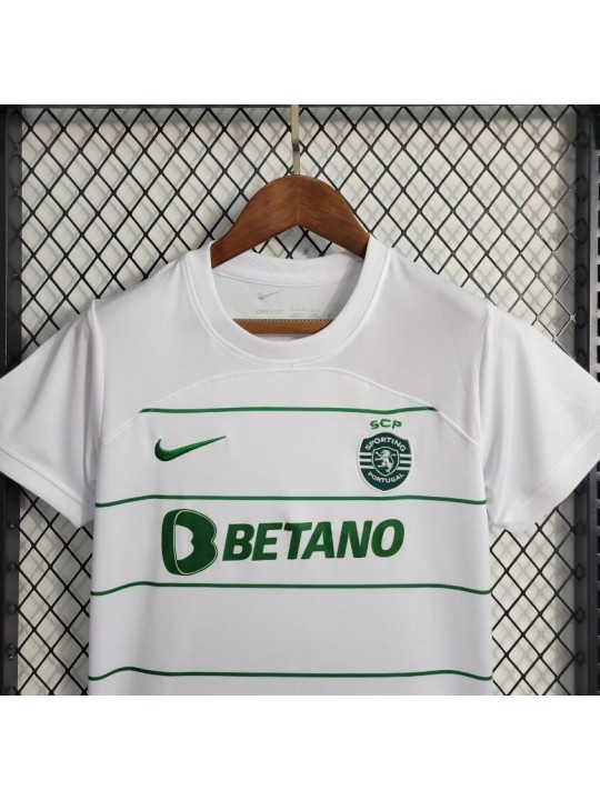 Camiseta Sporting Lisboa Segunda Equipación 23/24 Niño