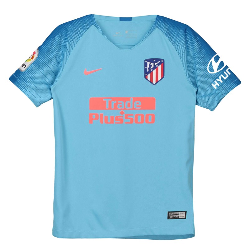Camiseta Stadium de la Segunda equipación del Atlético de Madrid 2018-19 Niños
