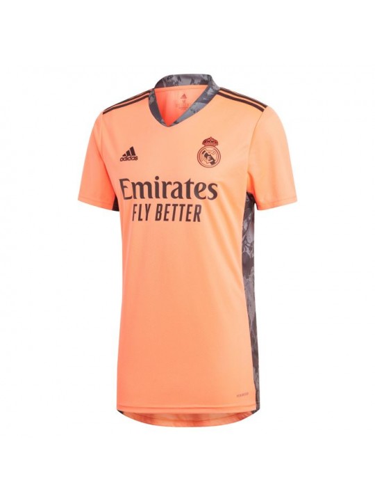 Camiseta Segunda Portero Real Madrid 2020/2021 Naranja