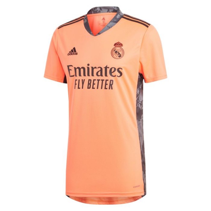 Camiseta Segunda Portero Real Madrid 2020/2021 Naranja