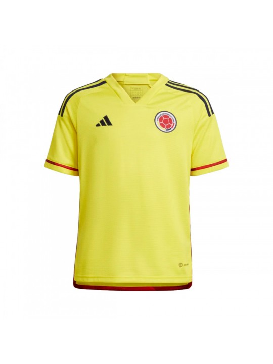 Camiseta Colombia Primera Equipación Mundial Qatar 2022 Niño