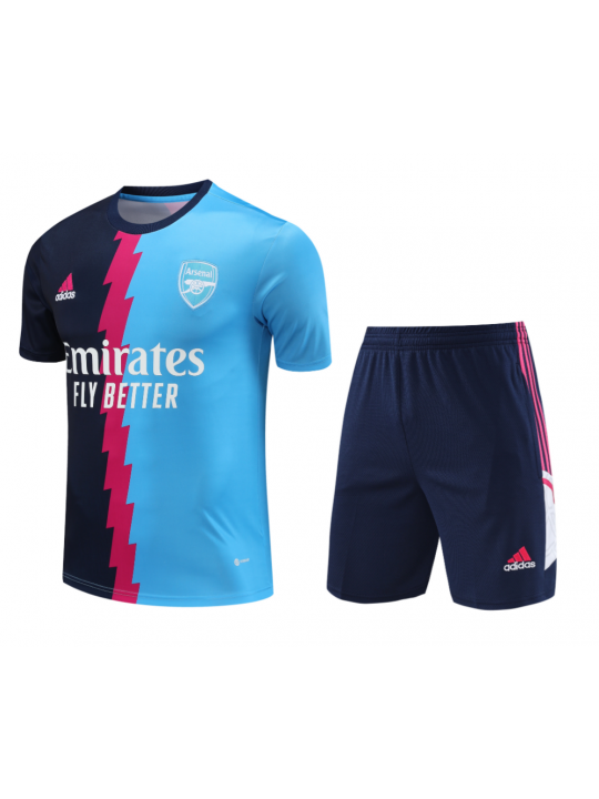 Camiseta FC Arsenal Pre-Match 23/24 Azul + Pantalones