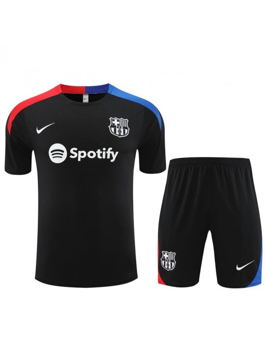 Camiseta FC Barcelona Pre-Match 2023-2024 Negro + Pantalones