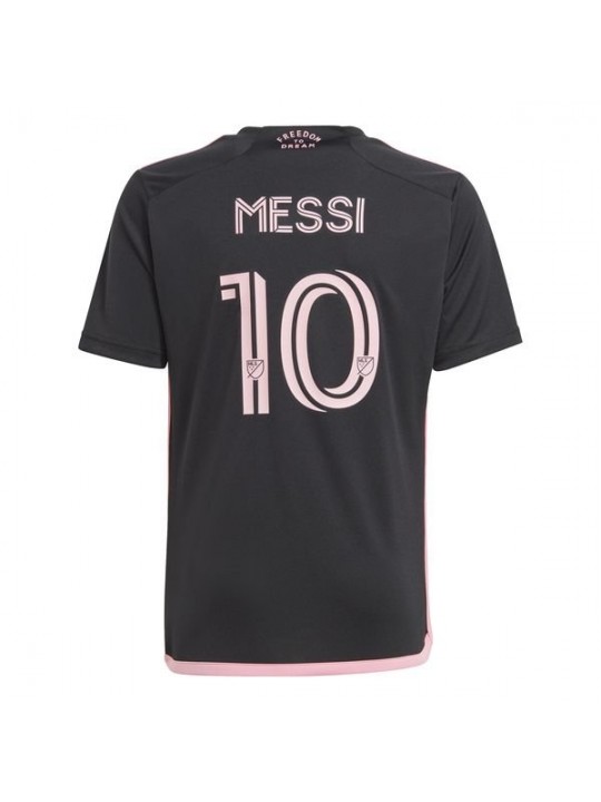 Camiseta Miami FC MESSI #10 Segunda Equipación 24/25 Niño