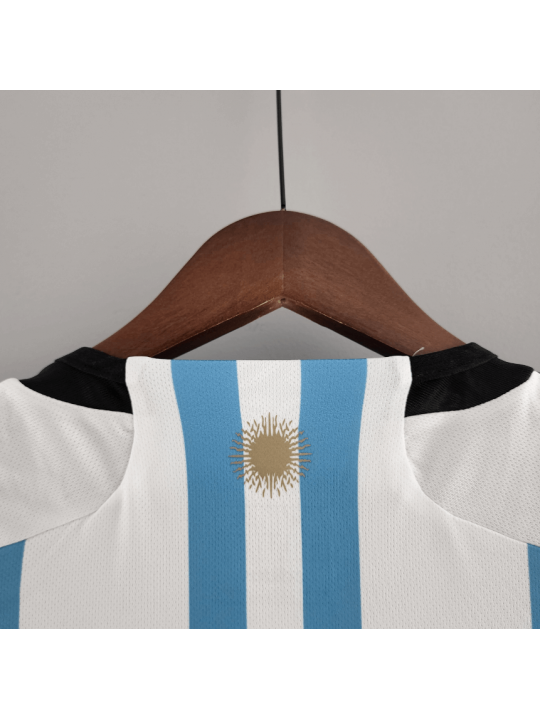 Camiseta Argentina Primera Equipación 2022 Niño