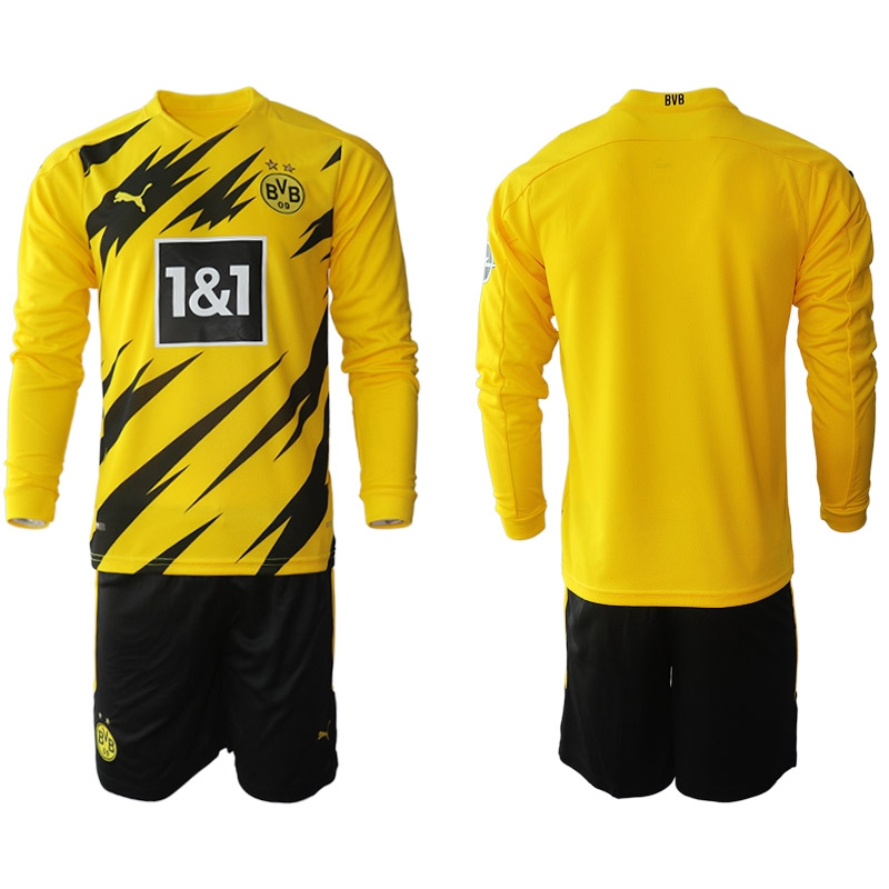 Camiseta Borussia Dortmund Primera Equipación 2020/2021 Manga Larga
