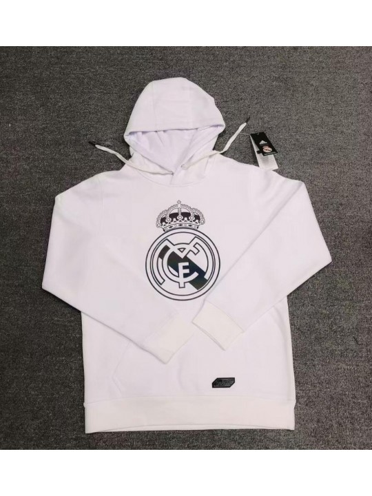 Camisetas Sudadera con capucha Real Madrid 2020/21 (Blanco)