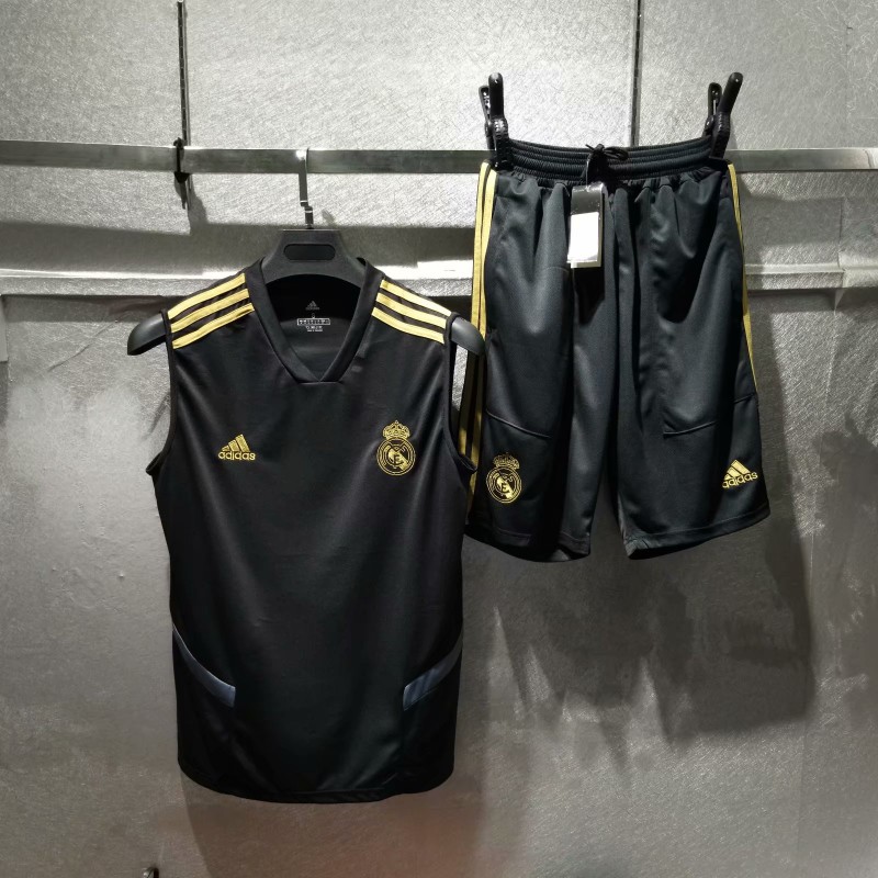 Camisetas 2019 - 2020 Negra chaleco de entrenamiento del Real Madrid