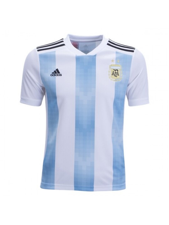 Camiseta Argentina Primera Equipación 2018 Niño