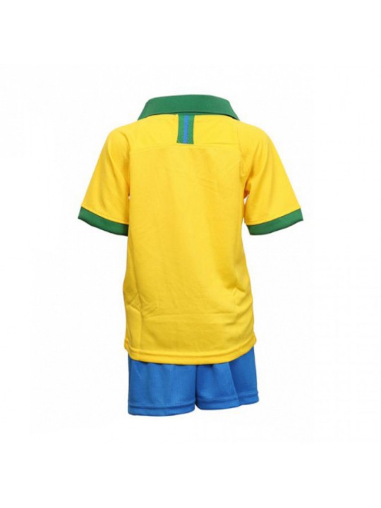 Camiseta Brasil Primera Equipación 2019 Niño Kit
