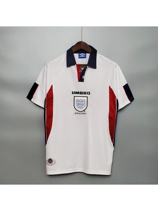 Camiseta Inglaterra Primera Equipación Retro 1998