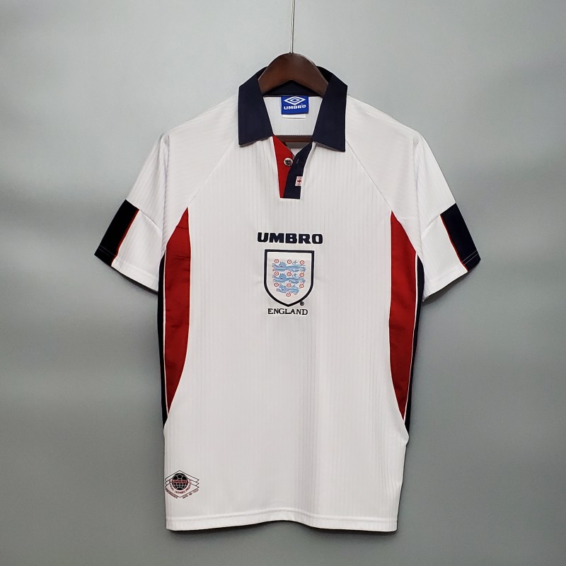 Camiseta Inglaterra Primera Equipación Retro 1998