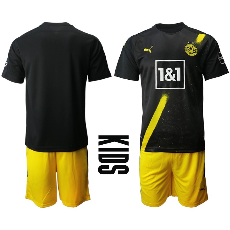 Camiseta Borussia Dortmund Segunda Equipación 2020/2021 Niño