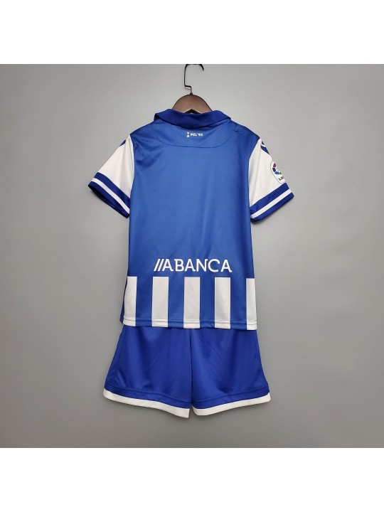 Camiseta Macron Deportivo A Coruña 2020 2021 Niño