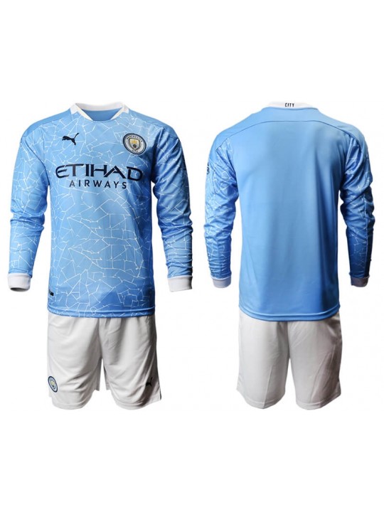 Camiseta Manchester City Primera Equipación 2020/2021 ML