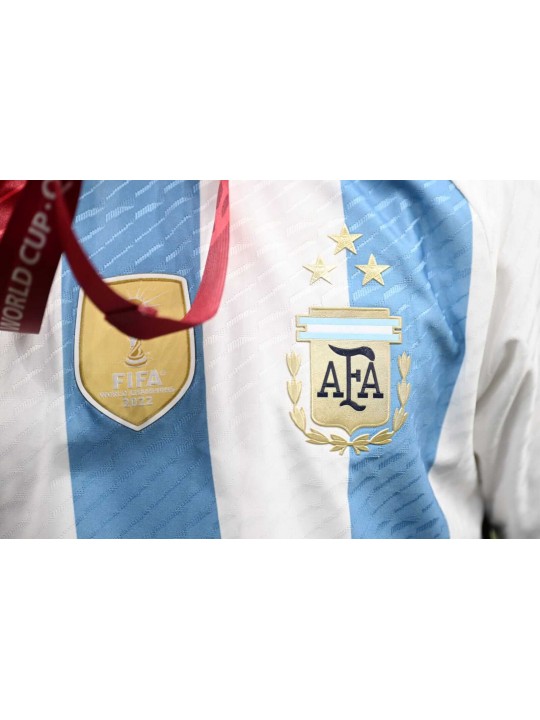 CAMISETA ARGENTINA PRIMERA EQUIPACIÓN Mundial Qatar 2022 3 Estrellas