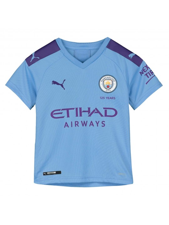 Camiseta de la 1.ª equipación del Manchester City 2019-20 para niños