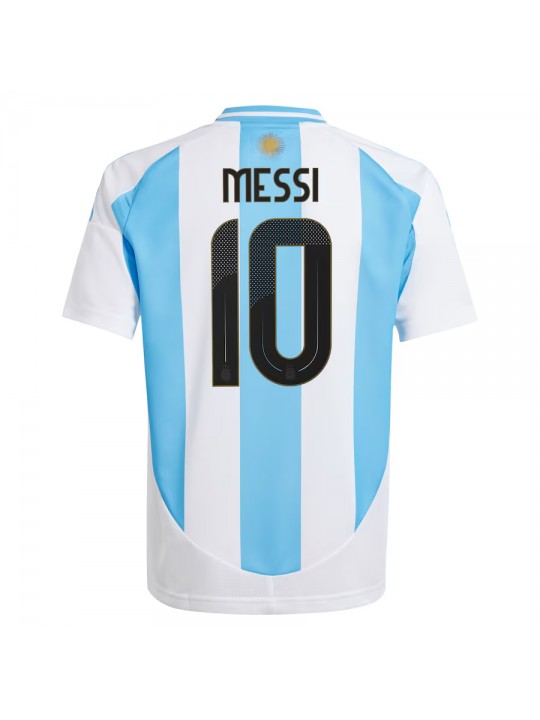 Camiseta Argentina 1ª Equipación 2024 Niño Messi #10