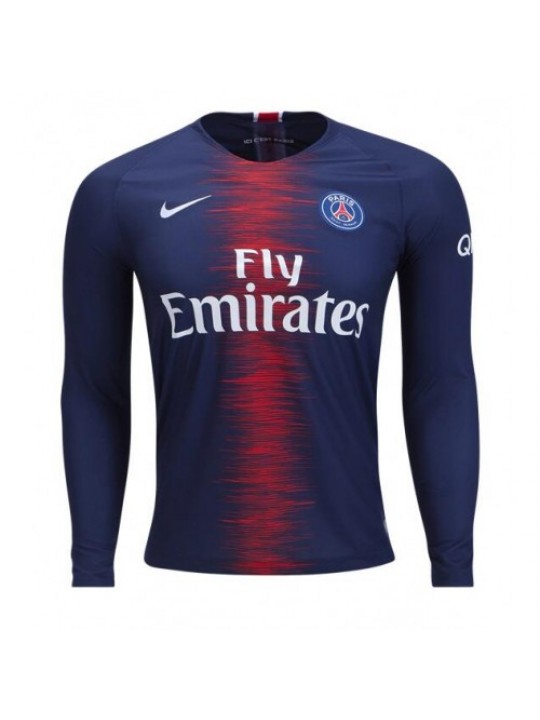Camiseta Primera Equipación Paris Saint-Germain 18-19 Sleeve De Manga Larga