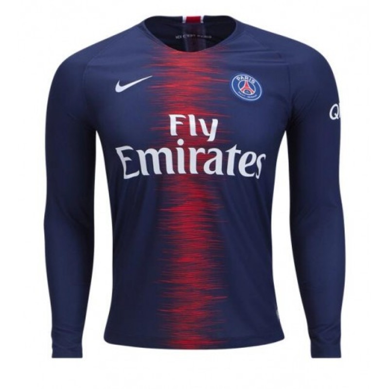 Camiseta Primera Equipación Paris Saint-Germain 18-19 Sleeve De Manga Larga
