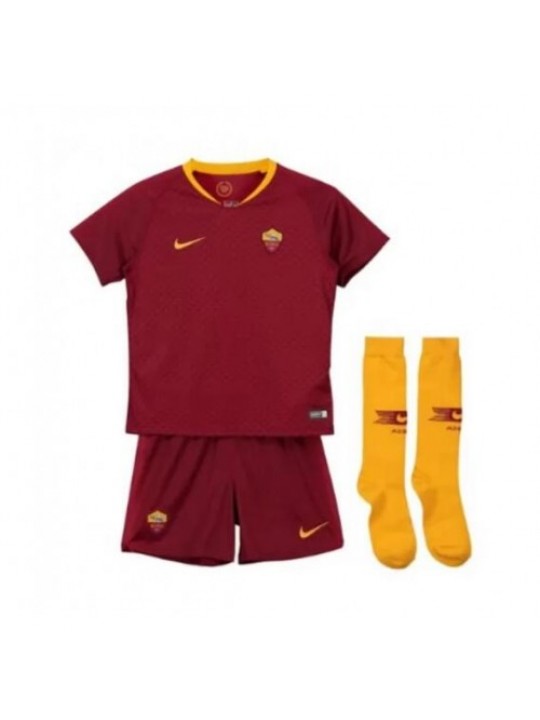 Camiseta Primera Equipación 2018-2019 AS Roma Niños Kit
