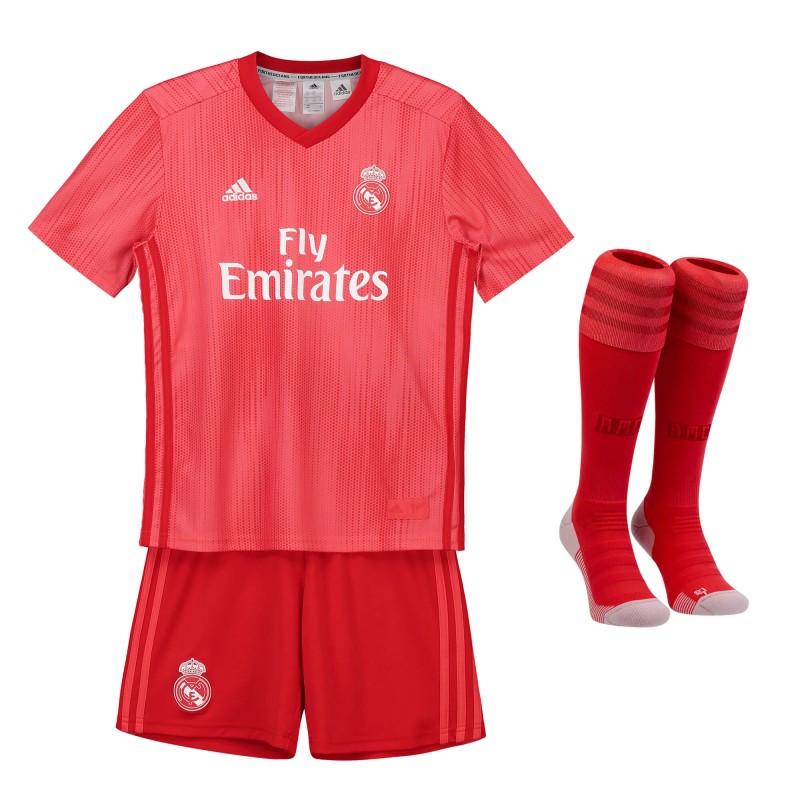 Camisetas Tercera equipación del Real Madrid 2018-19 para niños