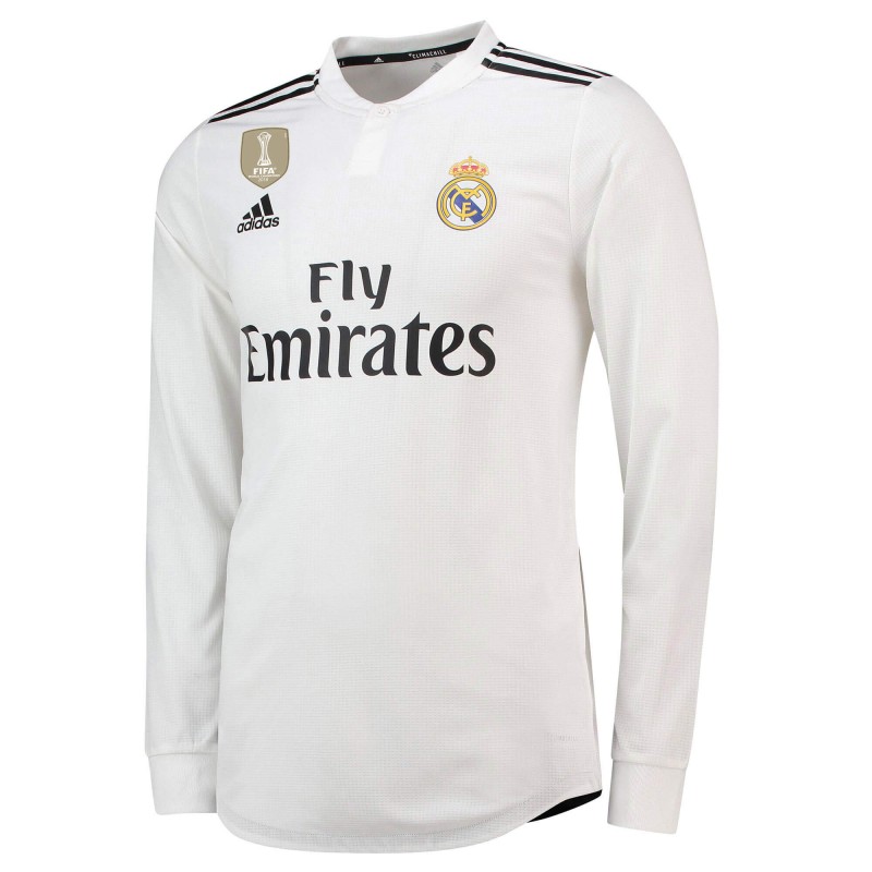 Camiseta de la Primera equipación del Real Madrid 2018-19 de manga larga