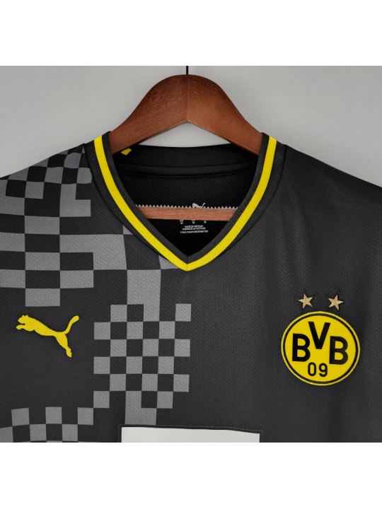 Camiseta Borussia Dortmund Segunda Equipación 2022/2023