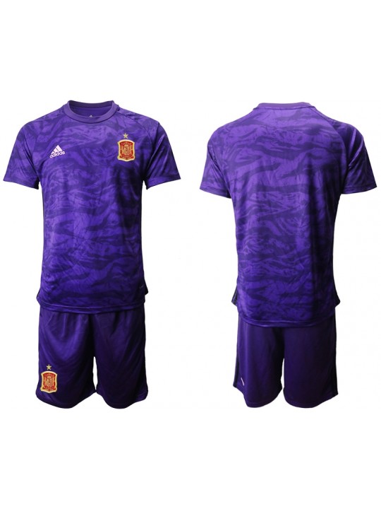 Camiseta España Portero en Púrpura 2020 Edición Copa De Europa