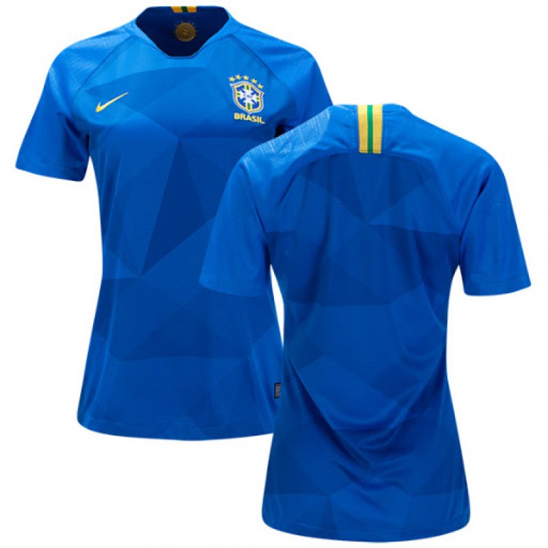 Camiseta Brasil Segunda Equipación 2018 Mujer