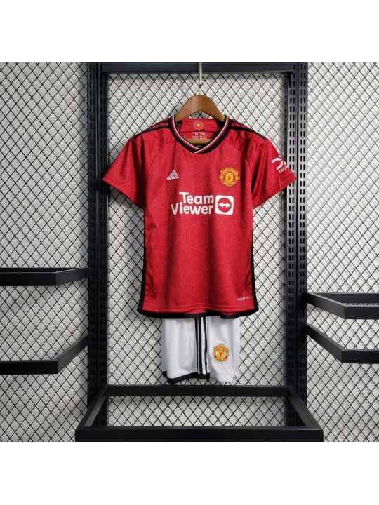 Camiseta Manchester United Fc Primera Equipación 23/24 Niño