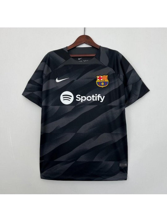 Camiseta Barcelona Fc Portero Negra 2023-2024