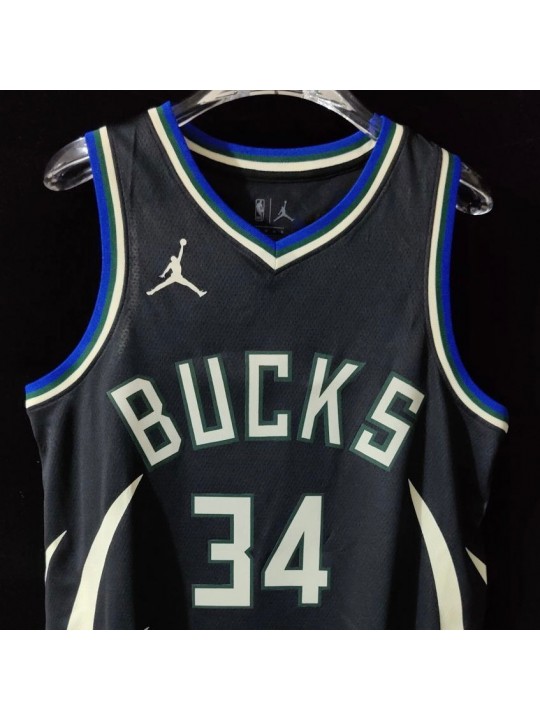 Camiseta Milwaukee Bucks - Statement Edition - Personalizada - 22/23