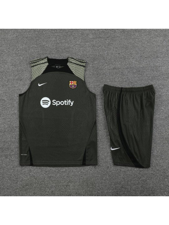 Camiseta Sin Mangas Barcelona FC Pre-Match 2023/2024 + Pantalones