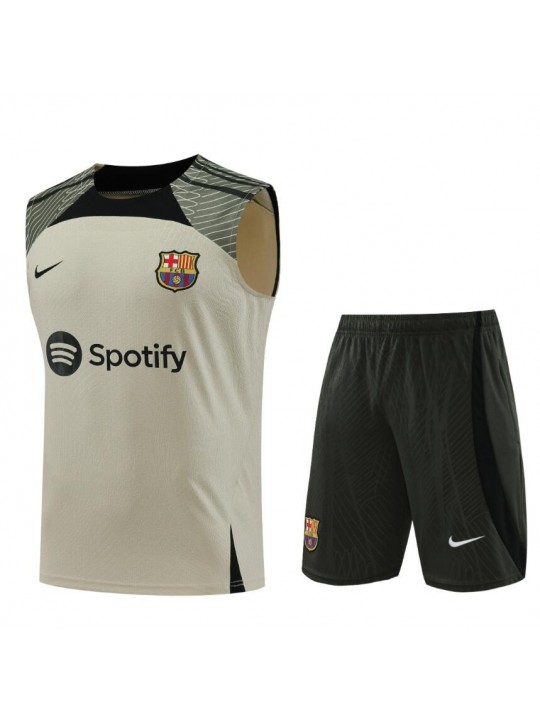 Camiseta Sin Mangas Barcelona FC Pre-Match 23/24 + Pantalones