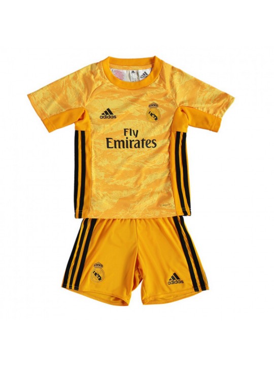 Camiseta De Portero Real Madrid 2019/2020 Amarillo Niño Kit