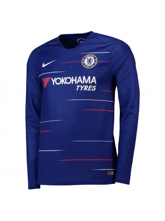 Camiseta Stadium de la equipación local del Chelsea 2018-19 de manga larga