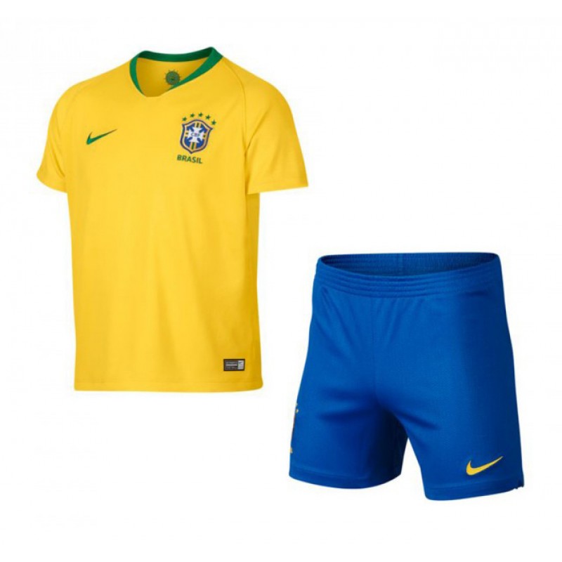 Camisetas Brasil Primera Equipación 2018 - NIÑOS