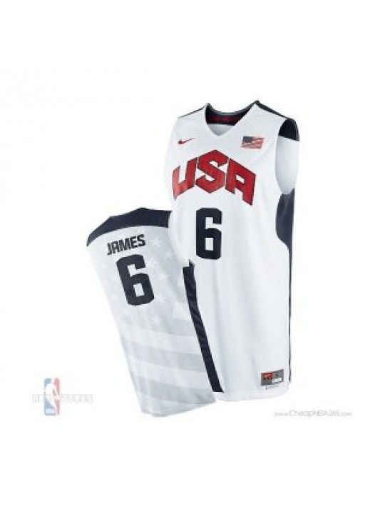 LeBron James, Selección USA 2012 [Blanco]